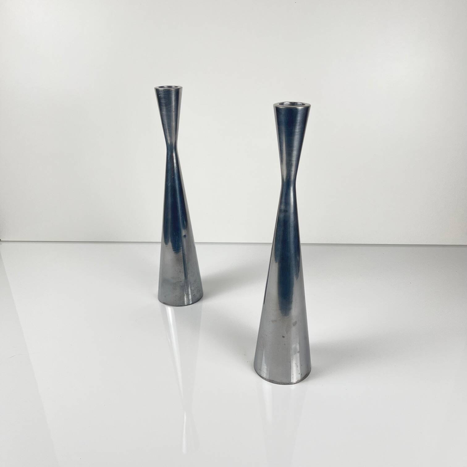 Steel candle holder duo by Erika Pekkari for IKEA
