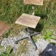 Chaise d'atelier industrielle