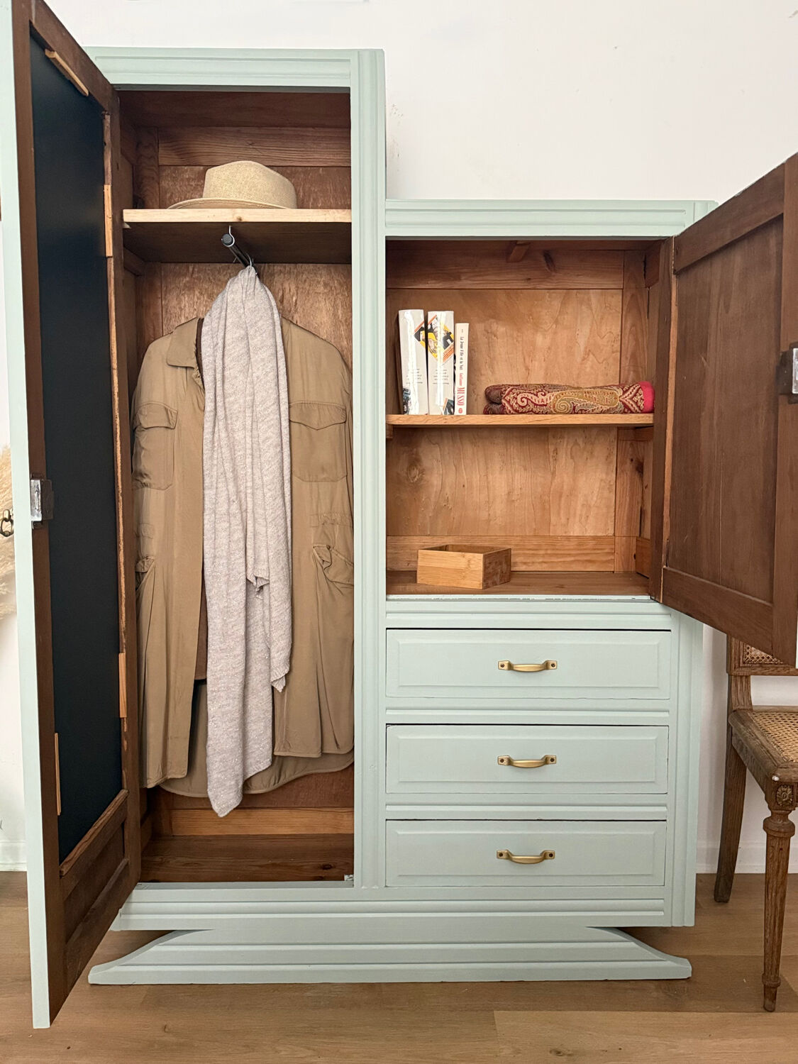 Art Deco wardrobe / closet from the 1930s/1940s.