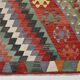 6x10 Kilim Multicolor Geometric Style Vintage Kilim Rug, 184x304 Cm