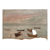 Paysage marin XIXe