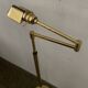 Brass reading floor lamp from the 1970s