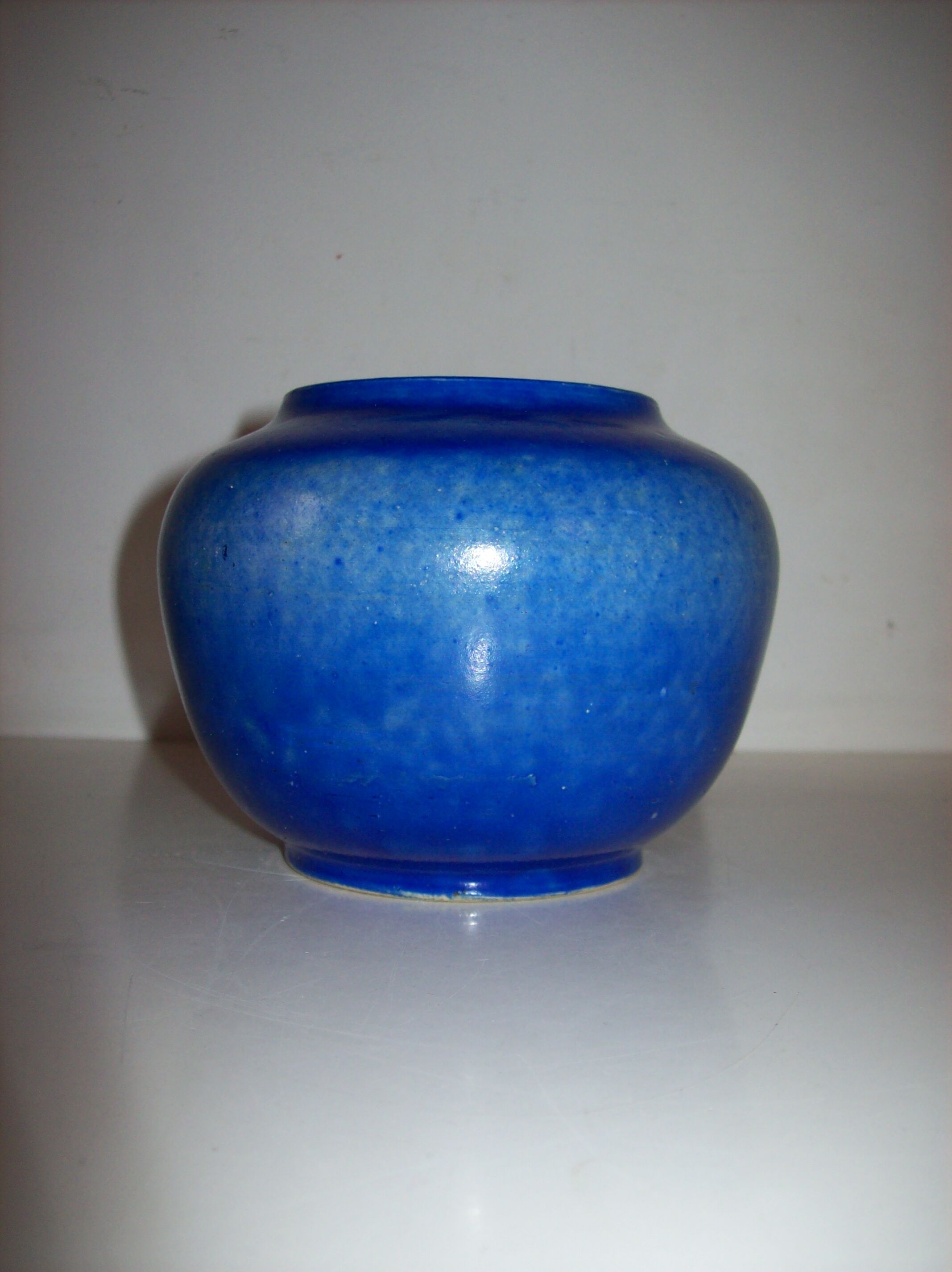 Art deco ceramic ball vase