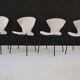 4 model 18 chairs – Genevieve Dangles and Christian Defrance