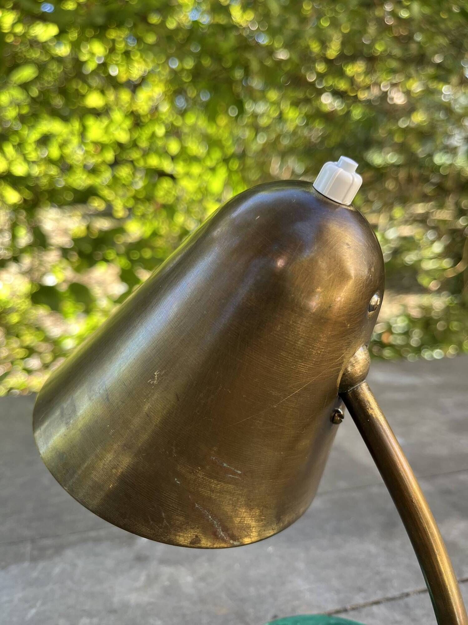 Small vintage brass lamp