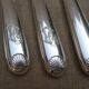 12 knives silver metal blade stainless steel model Vendome, Christofle