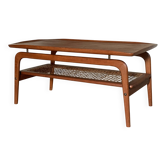 Table basse en teck scandinave vintage Arne Olsen