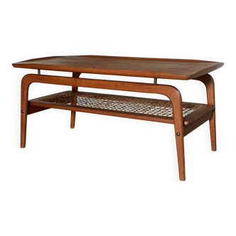 Arne Olsen vintage Scandinavian teak coffee table