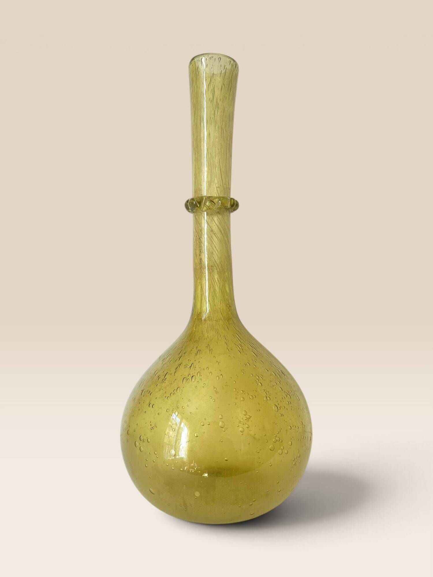 Bubble glass soliflore vase Biot