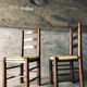 Set of 6 chairs in Brutalist style / Georges Robert