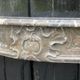 Fireplace louis xv in grey marble of the ardennes late eighteenth century