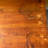 Rectangular wooden coffee table