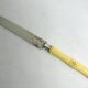 12 fruit knives, dessert knives, serving knives, engraved silver blades.