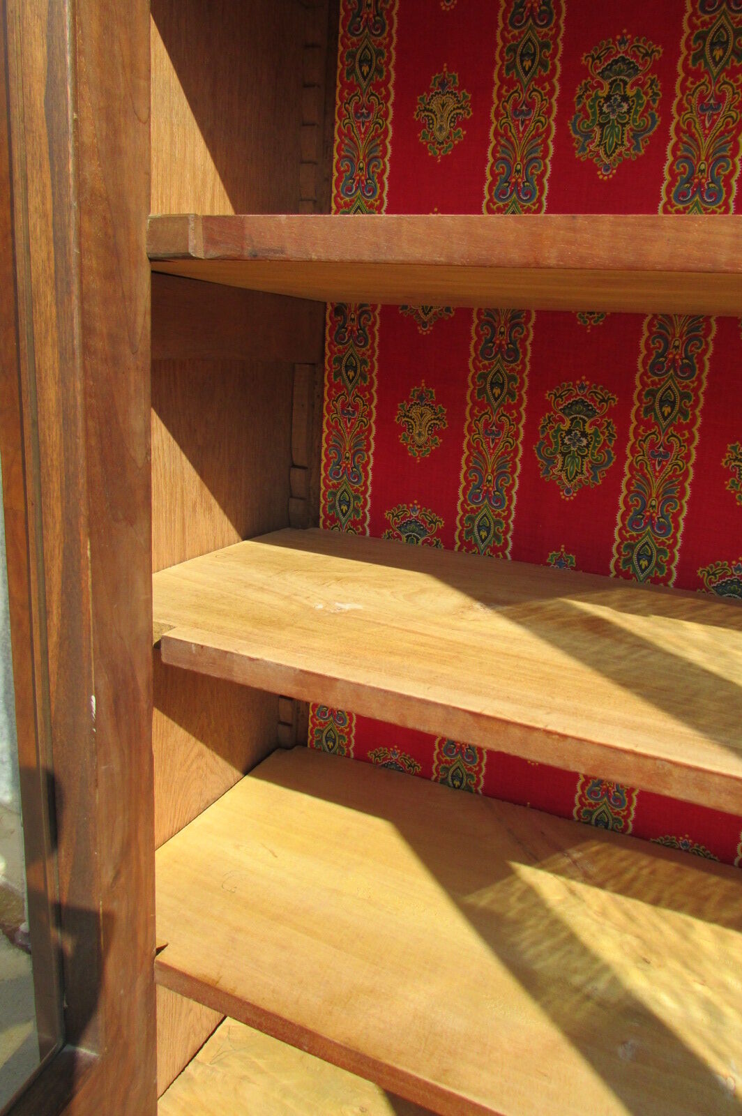 Bookcase old late 19th walnut
