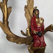 Paire d’applique au chinois en bronze 19ème