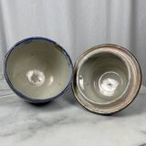 Ensemble 4 jarres marocaines Jobbanas - Céramique bleue de Fès