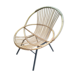 Armchair shell rattan