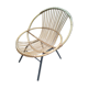 Armchair shell rattan