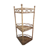 Rattan shelf