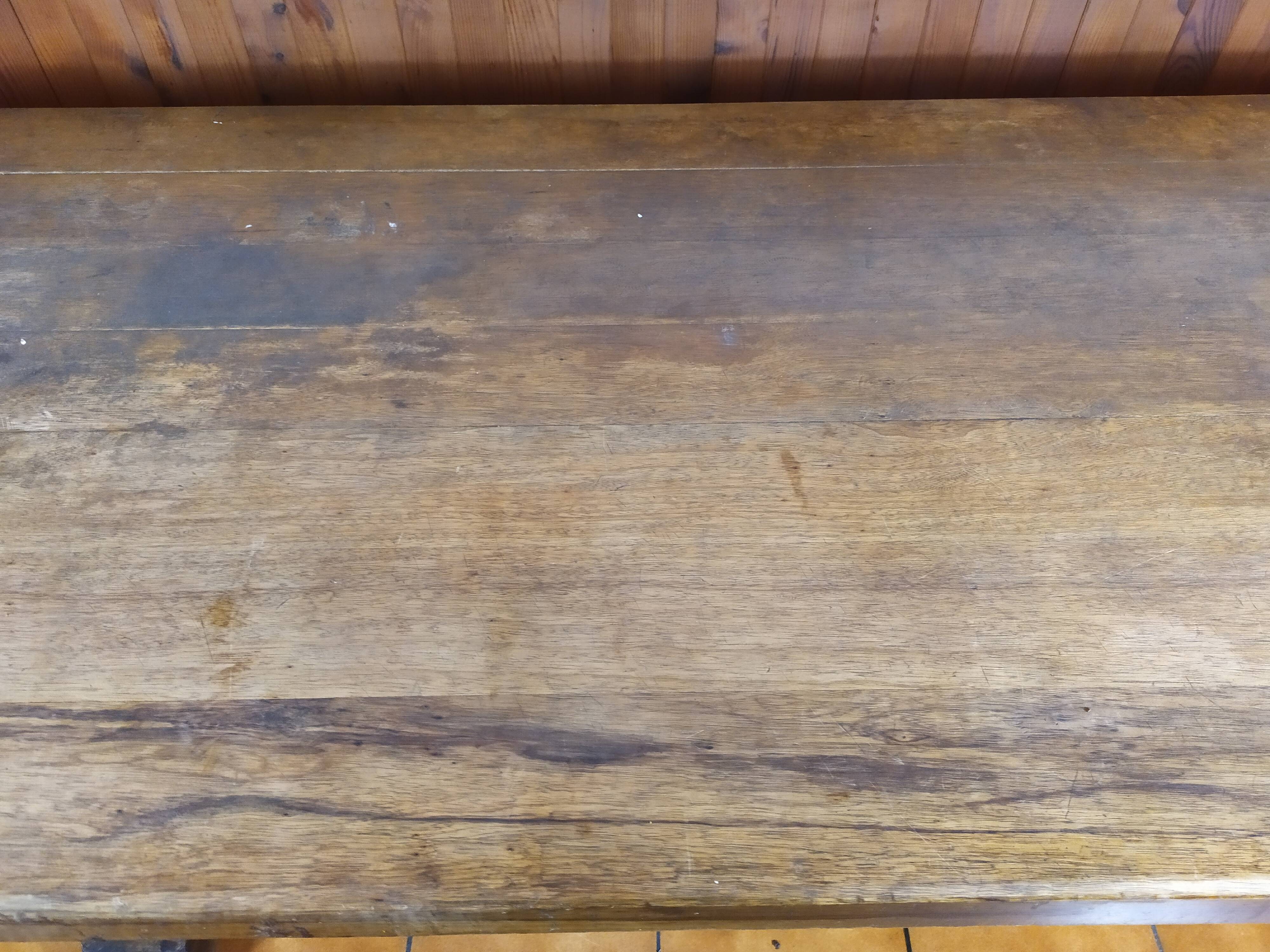 Dining table in solid wood for 10 - 12 people