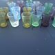 20 verres biot en verre souffle
