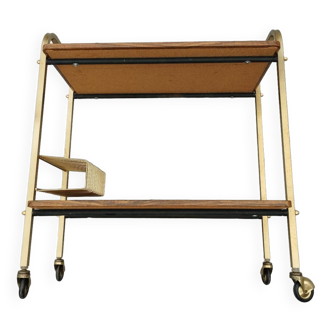 Old vintage trolley on wheels