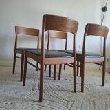 Danish dining chairs by Kai Kristiansen K.S.