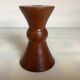 Wooden diabolo candle holder