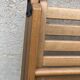 Chaise pliante en bois couleur miel