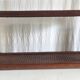 Rattan and cane wall shelf - 70s/80s