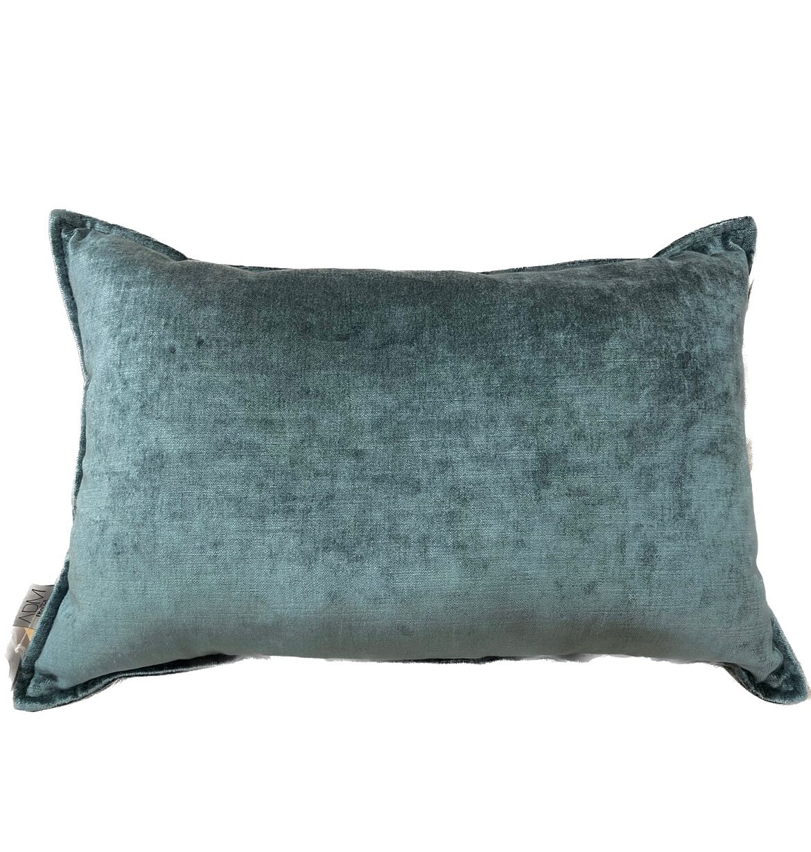 Blue velvet cushion 35x50