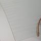 Pair of vintage 80s wall lamps in decorated glass Italian design