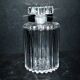 Whiskey bottle decanter in crystal cut in full fluted beveled deep Baccarat or Saint-Louis?