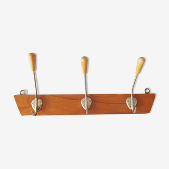 Wooden coat rack mid century