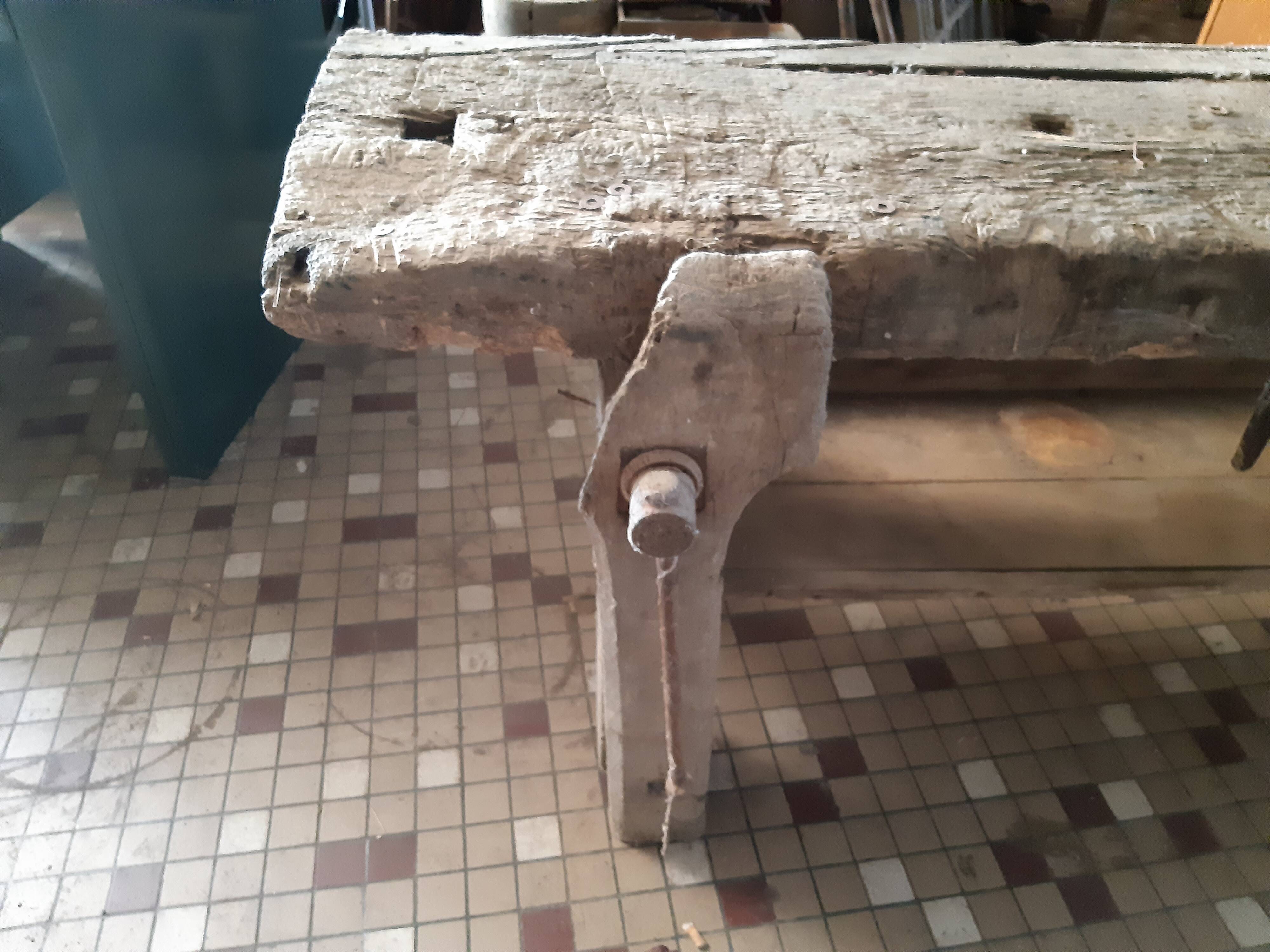 Former carpenter's workbench