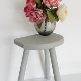Tripod milking stool in patinated wood