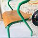Chaise écolier enfant vintage Jacques Hitier