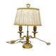 Neoclassical gilt bronze bouillote lamp, 19th century