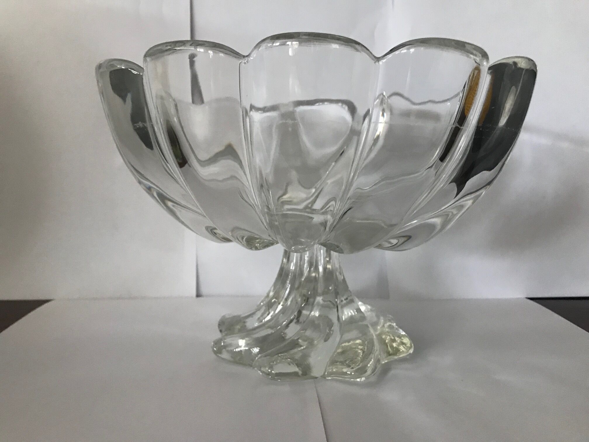 large dish Baccarat crystal bowl