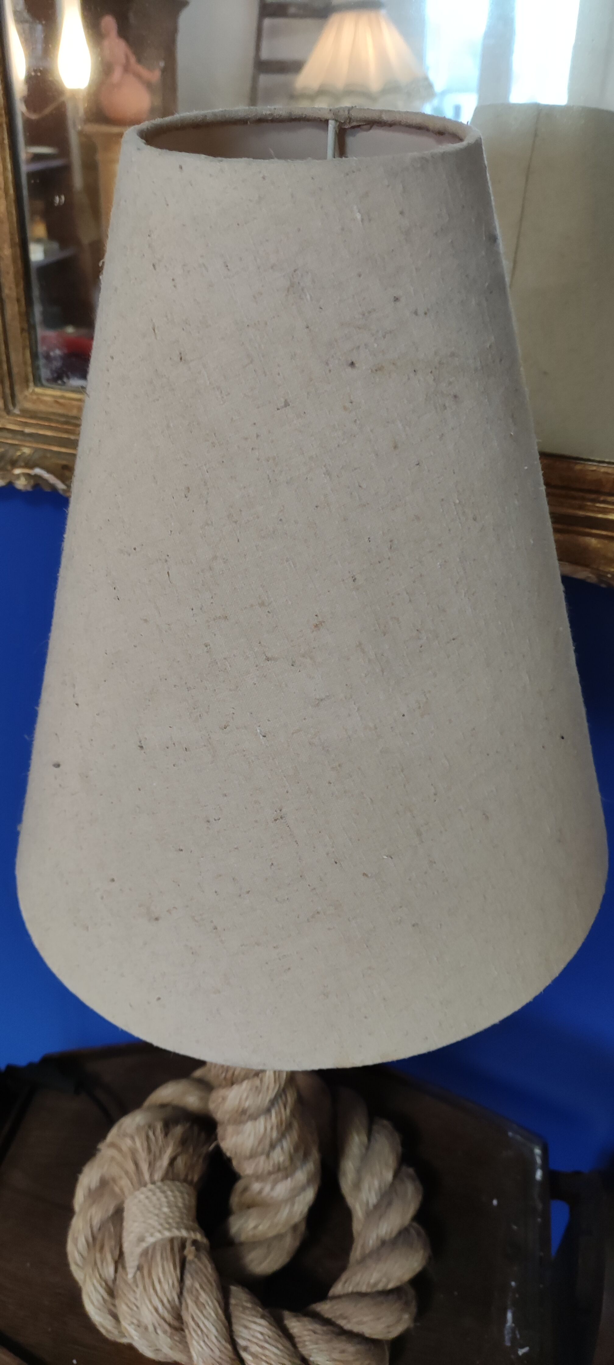 Lampe en corde année 60