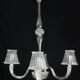 Luxury Art Decò Barovier e Toso Chandelier, Murano "Bubble" Glass, 1950s