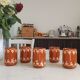 Pots gobelets décorés style scandinave