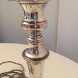 Old lamp silver metal