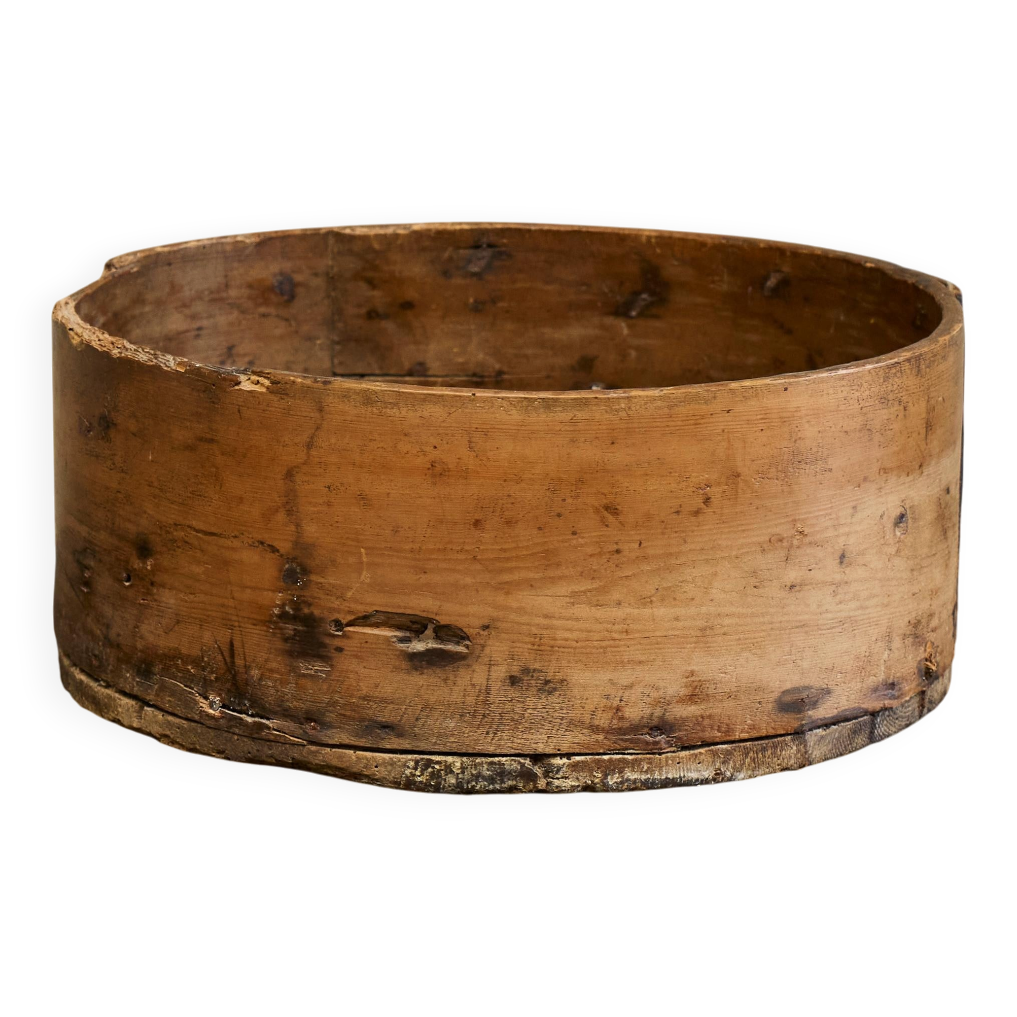Wabi Sabi bowl in wood, 19th century