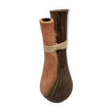 Double medium vase in ceramic 2 colors