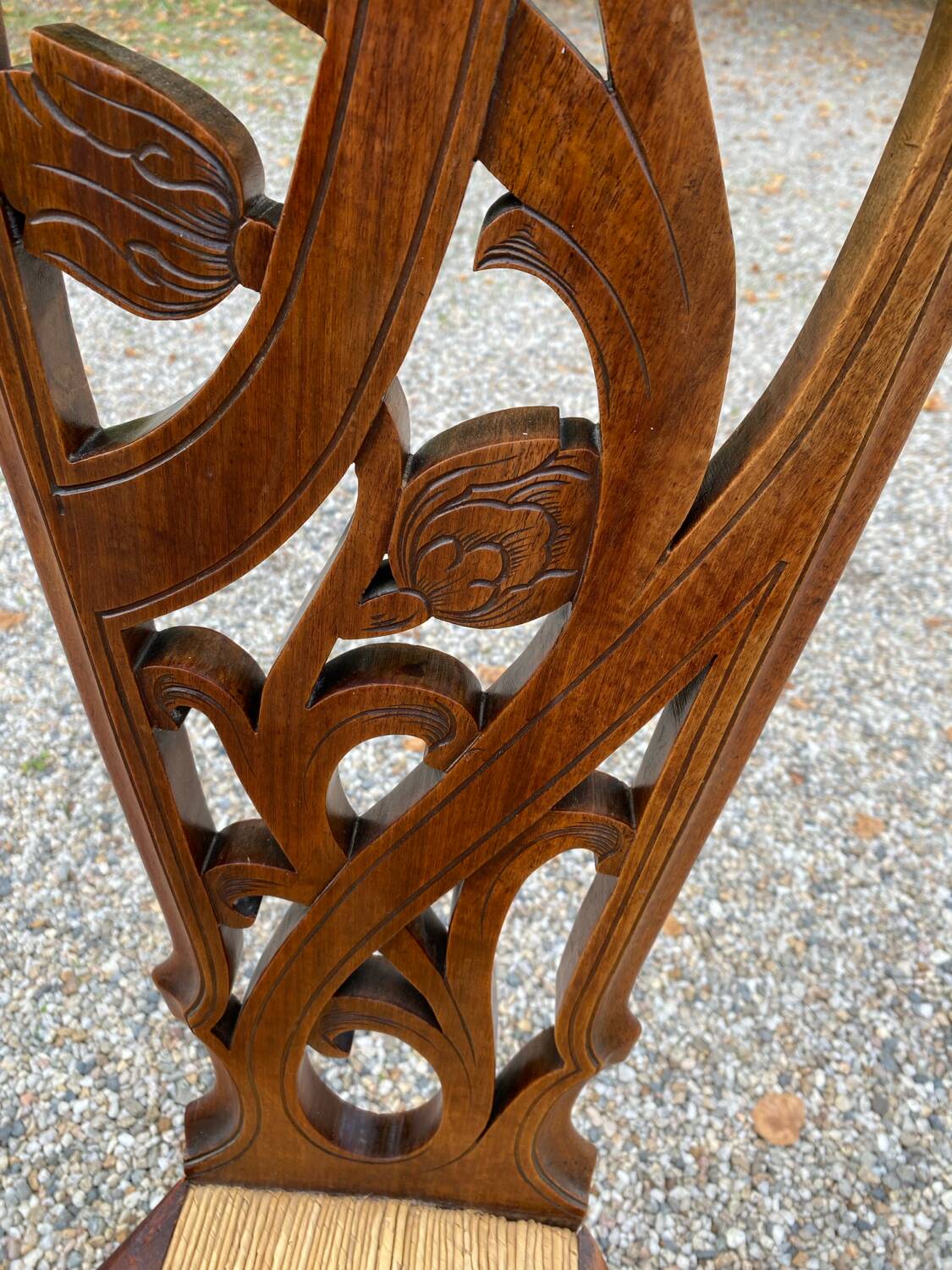 Art Nouveau nursing chair