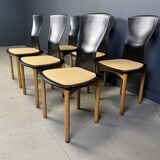 Vintage Pelope dining chairs by Francesco Binfarè for Cassina, 1990s