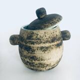 Brutalist Dutch Art Ceramic Pot by Pieter Groeneveldt, Netherlands, 1960s