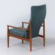 Danish armchair by Grete Jalk for France & Søn, 1960s