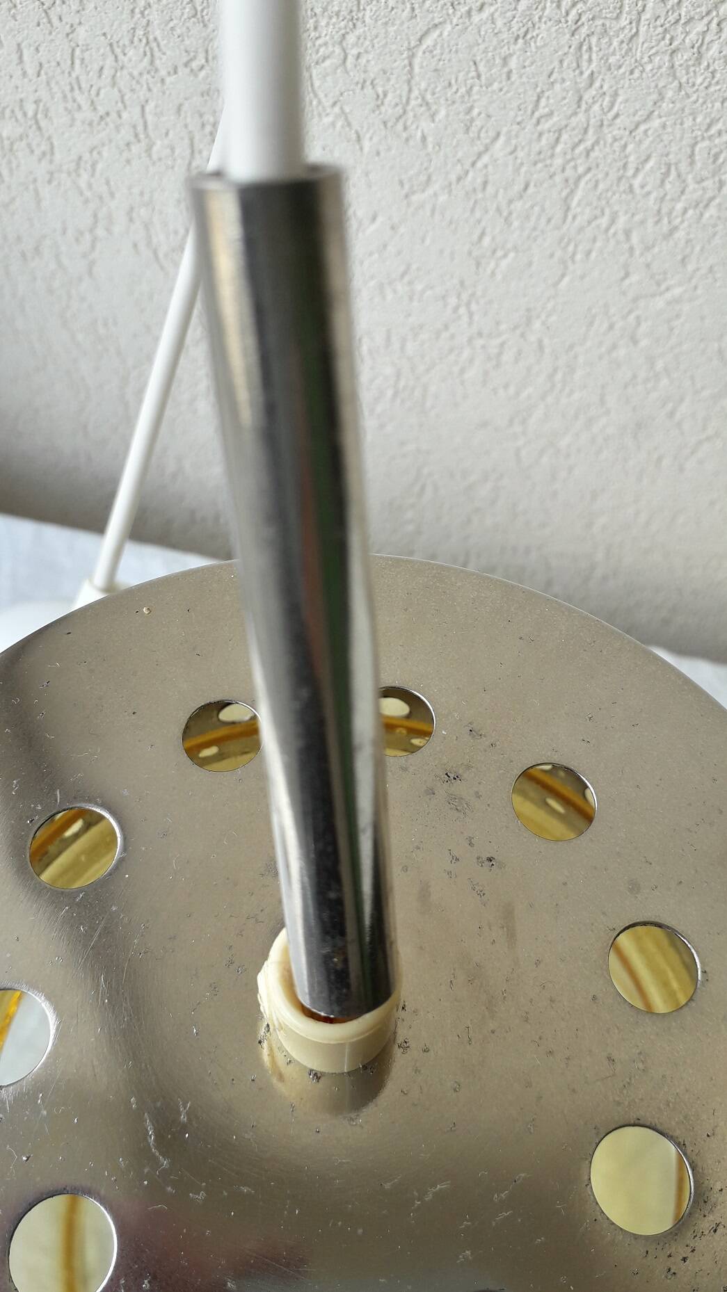 Bubble glass pendant light from the 70s